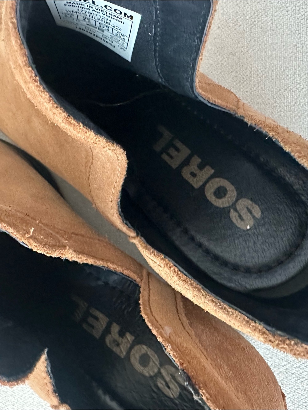 Sorel Camel Suede Lolla Cut Out Bootie - Picture 10 of 10
